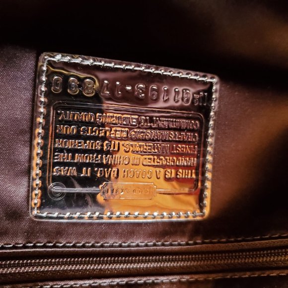 Euc Rare Vintage Coach Poppy Op Art Tote Bag Purse - Picture 11 of 11